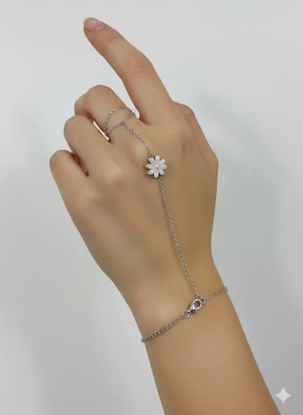 Çiçek Detaylı Çelik Şahmaran - Sahmar0044 ürün görseli 1