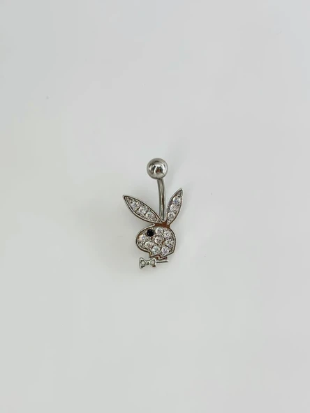 Tavşan Detaylı Göbek Piercing - Pg0114 ürün görseli 1