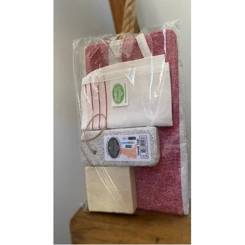 Gelin Damat Hamam Banyo 4'lü Set - Resim 3