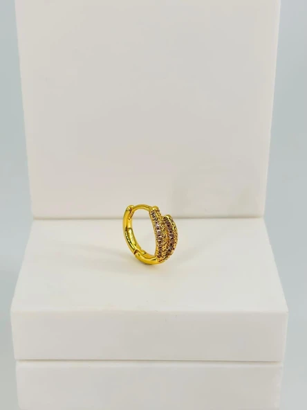 Zirkon Taşlı Uç Kısmı : Pirinç Kıkırdak Bar Uzunluğu : 6 Mm / Bar Kalınlığı 0.8 Mm / Top Boyu 3 Mm / Çap 10 Mm - Pt0070-1 ürün görseli 1