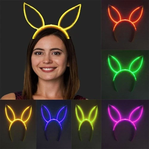 Karanlıkta Yanan Fosforlu Glow Taç 6 Adet ürün görseli 1