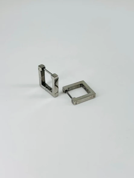 Rodyum   Çelik Erkek Küpe Çap (9 Mm) Kalınlık (3 Mm) - Ekp0022 ürün görseli 1