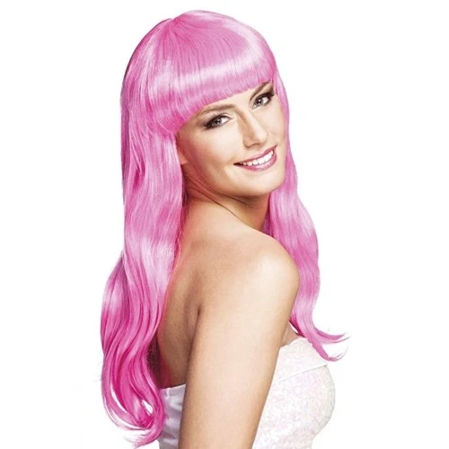 Soft Pembe Uzun Parti Peruğu ürün görseli 1