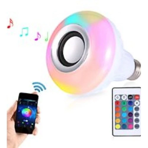 Bluetooth Hoparlör Akıllı Led Ampül Lamba ürün görseli 1