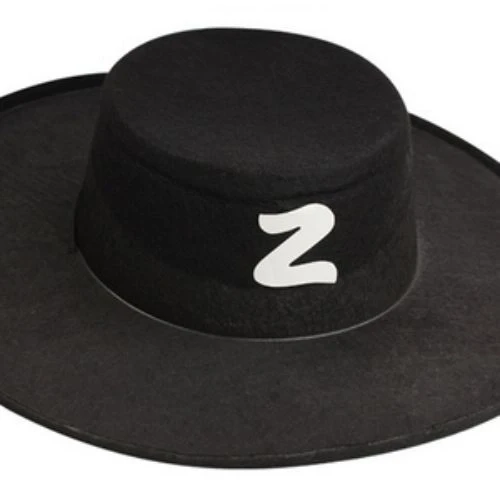 Zorro Şapka Maske Set Yetişkin - Resim 3
