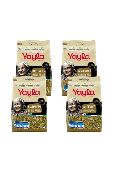 Yayla Gurme Maş Fasulyesi 500 gr x 4 Adet ürün görseli 1
