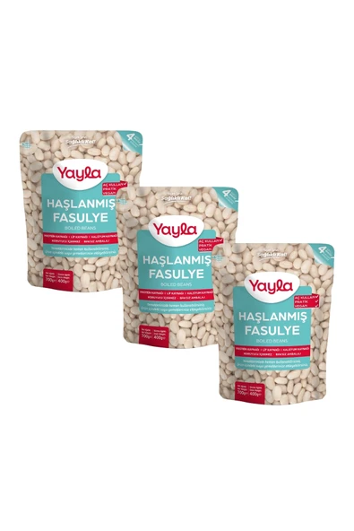 Yayla Haşlanmış Fasulye 700 gr x 3 Adet ürün görseli 1