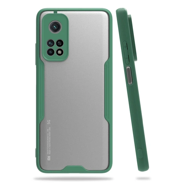 Xiaomi Mi 10t Pro Kılıf Platin Silikon - Yeşil ürün görseli 1