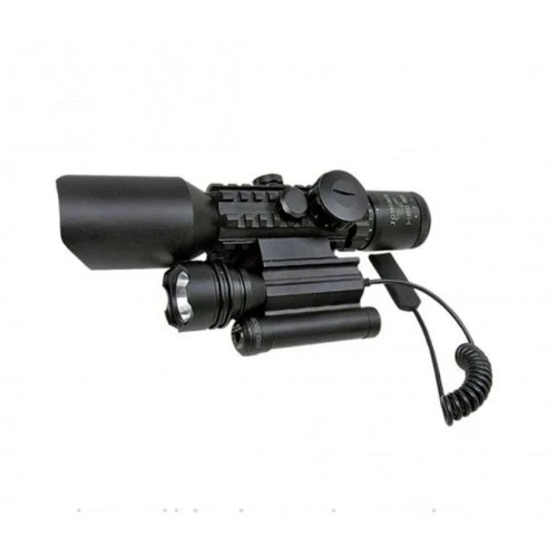 310x42  Zoomlu Av  Dürbünü  Lazeri Zenon Fenerli M9 ürün görseli 1