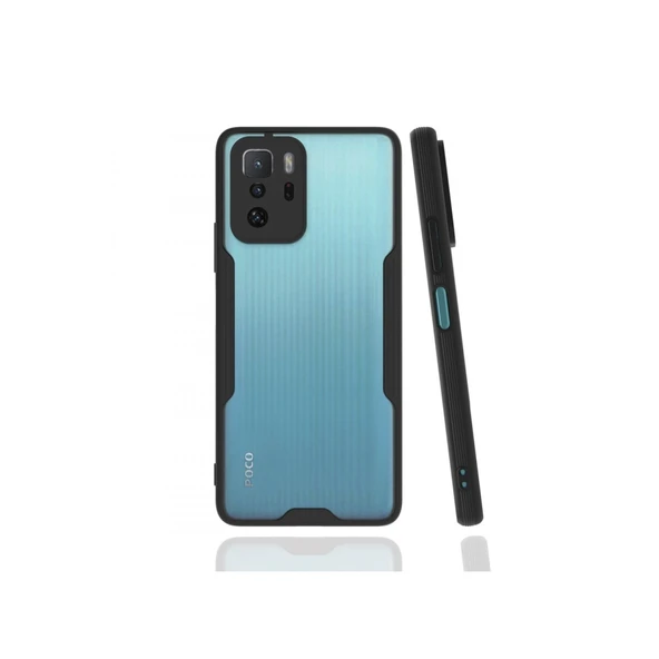 Xiaomi Poco X3 Gt Kılıf Platin Silikon - Siyah ürün görseli 1