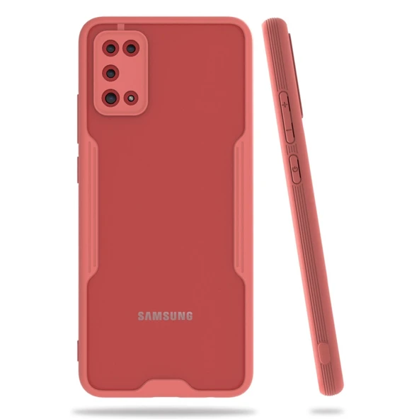 Samsung Galaxy A02s Kılıf Platin Silikon - Pembe ürün görseli 1