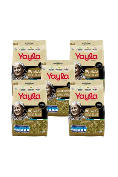 Yayla Gurme Maş Fasulyesi 500 gr x 5 Adet ürün görseli 1