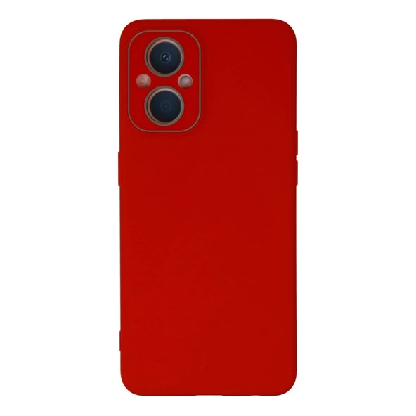 Oppo Reno 7 Lite Kılıf Lansman Glass Kapak - Kırmızı ürün görseli 1