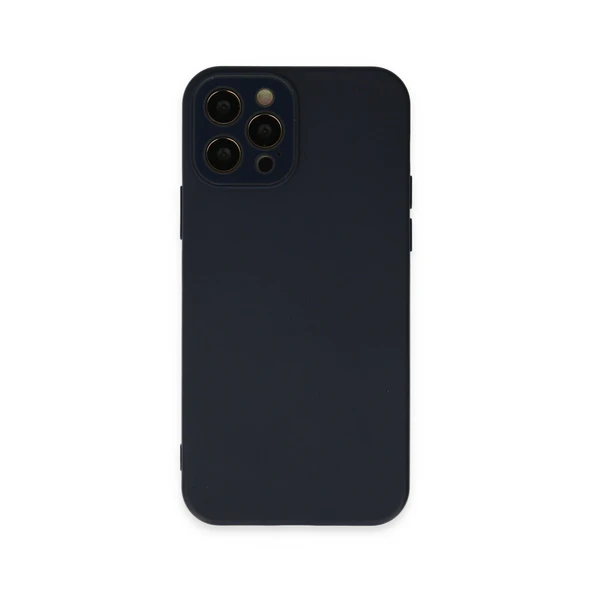 Apple İphone 12 Pro Kılıf Lansman Glass Kapak - Lacivert ürün görseli 1