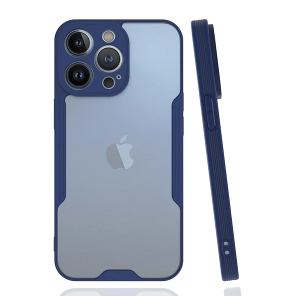 Apple İphone 14 Pro Kılıf Platin Silikon - Lacivert ürün görseli 1