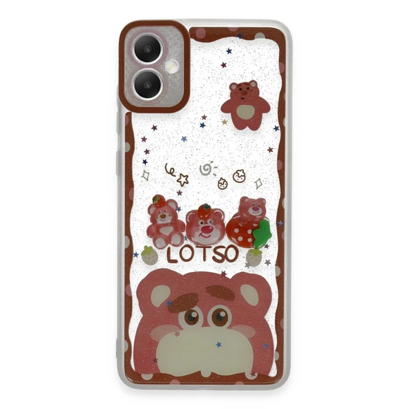 Samsung Galaxy A05 Kılıf Sweet Desenli Silikon Kapak - Pembe ürün görseli 1