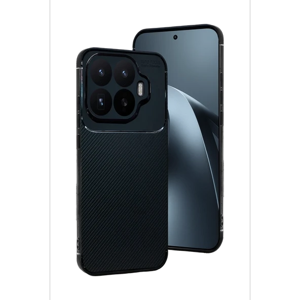 Xiaomi Mi 17t Auto Focus Karbon Kapak - Siyah ürün görseli 1