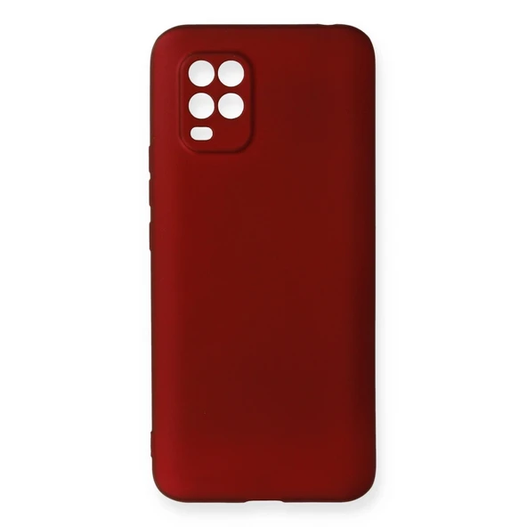 Xiaomi Mi 10 Lite Kılıf First Silikon - Bordo ürün görseli 1