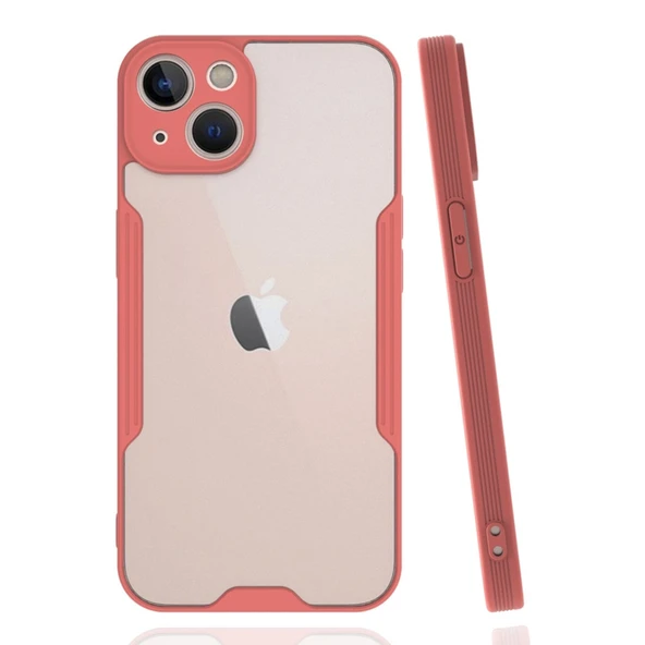 Apple İphone 14 Plus Kılıf Platin Silikon - Pembe ürün görseli 1