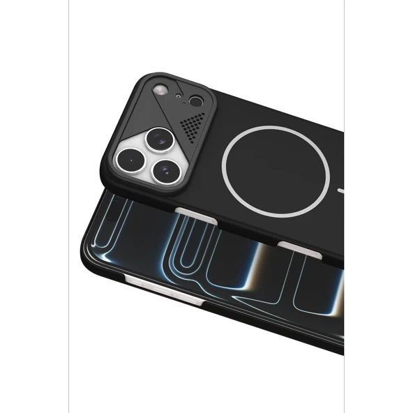 Joko Apple İphone 17 Pro Max Export Magsafe Kapak - Siyah - Resim 2