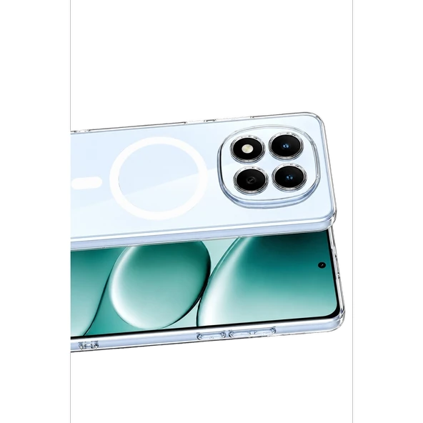 Xiaomi Redmi Note 15 4g Combo Sert Şeffaf Magsafe Kapak - Şeffaf - Resim 2