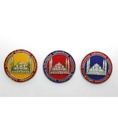 Yöresel Sultanahmet Magnet Yuvarlak Tasarım ürün görseli 1
