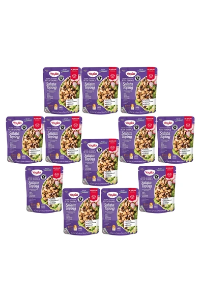 Yayla Haşlanmış Suyu Süzülmüş Keten Tohumlu Salata Toping 150 g x12 ürün görseli 1