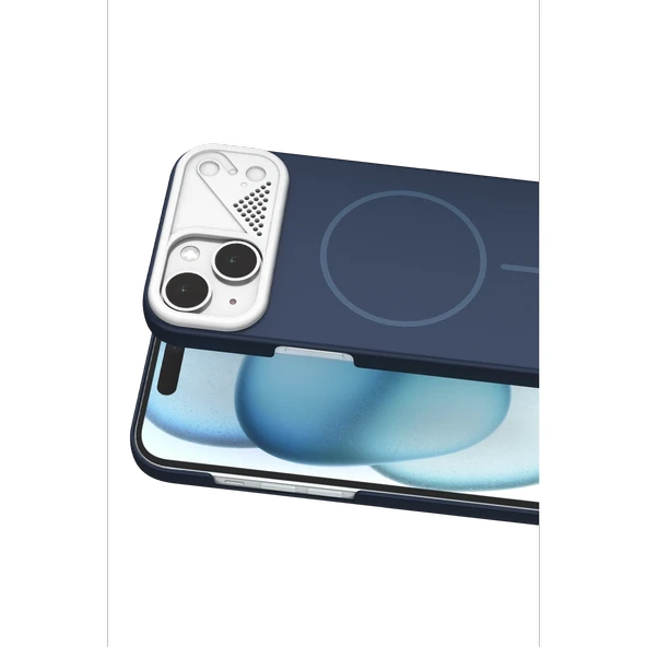 Joko Apple İphone 15 Export Magsafe Kapak - Lacivert - Resim 2