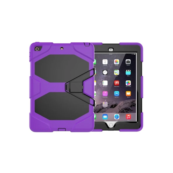 Apple İpad 5 Air 9.7 Kılıf Griffin Tablet Kapak - Mor ürün görseli 1