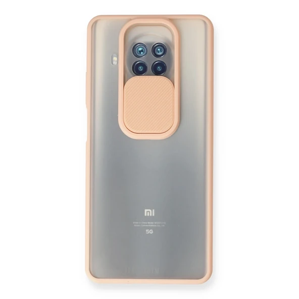 Xiaomi Mi 10t Lite Kılıf Palm Buzlu Kamera Sürgülü Silikon - Pembe ürün görseli 1