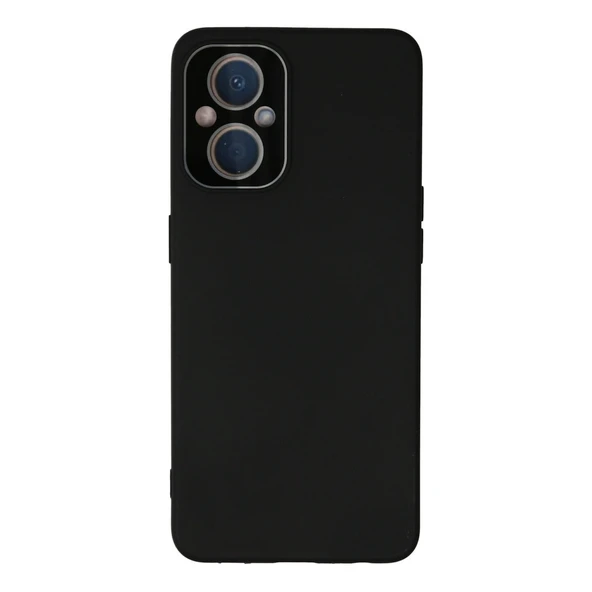 Oppo Reno 7 Lite Kılıf Lansman Glass Kapak - Siyah ürün görseli 1