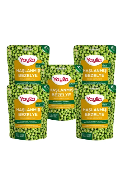 Yayla Haşlanmış Bezelye 700 gr x 5 Adet ürün görseli 1