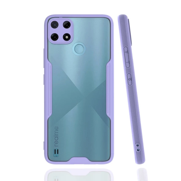 Realme C25y Kılıf Platin Silikon - Lila ürün görseli 1