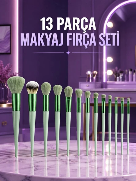 Kusursuz Makyaj İçin Yumuşak Ve Dayanıklı Makyaj Fırça Seti ürün görseli 1