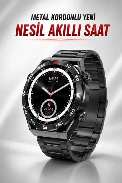 Akıllı Saat Yeni Nesil Bluetooth Bağlantılı Uyku Ve Sağlık Takibi Nfc Ve Gps ürün görseli 1