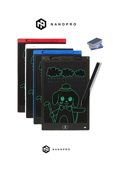 Ufak Tefek Şeyler Writing Tablet 8.5 Inç Lcd Dijital Kalemli Çizim Yazı Tahtası Grafik Not Yazma Eğitim Tableti Ck97 ürün görseli 1
