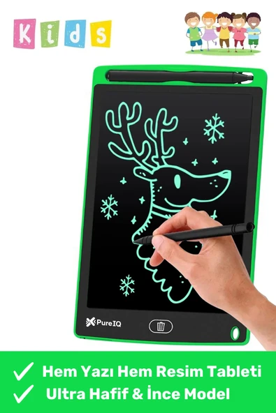 Ufak Tefek Şeyler Grafik Digital Çocuk Yazı Tahtası Çizim Tableti Lcd 8.5 Inc ürün görseli 1