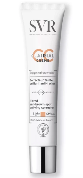 SVR Clairial CC Cream Light SPF50+ 40 ml ürün görseli 1