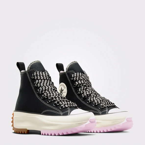 Converse Run Star Hike Unisex Siyah Platform Sneaker - Resim 2