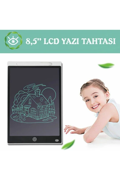 Ufak Tefek Şeyler Writing Dijital Kalemli Çizim Yazı Tahtası Not Yazma Eğitim Tableti 8.5 Inç Grafik Tablet ürün görseli 1