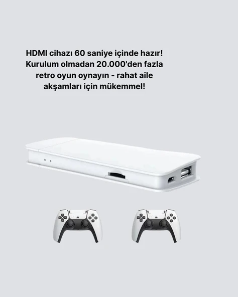 3d Ve 4k Görüntü Kaliteli Çok Lu Retro Oyun Konsolu - Resim 2