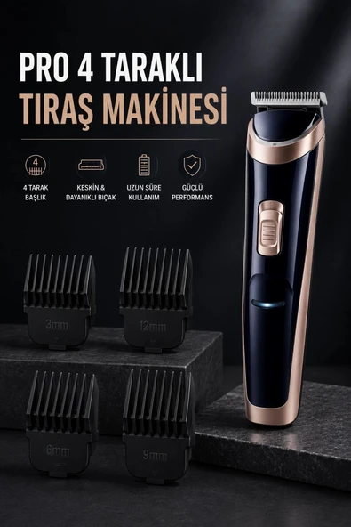 Paslanmaz Çelik Bıçaklı Hassas Çelik Bıçaklı Tıraş Makinesi ürün görseli 1
