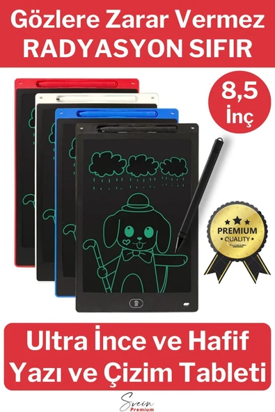 Ufak Tefek Şeyler 1 Adet 8.5 Inç Tablet Çizim Yazı Tahtası Grafik Eğitim, Çocuk Gelişim ürün görseli 1