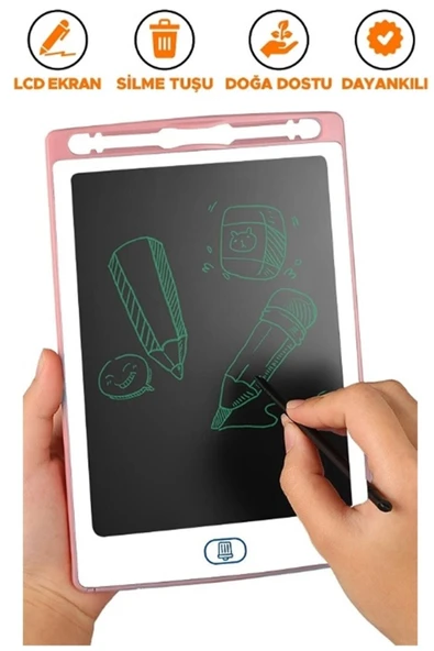 Ufak Tefek Şeyler Grafik Digital Çocuk Yazı Tahtası Çizim Tableti Lcd 8.5 Inc ürün görseli 1