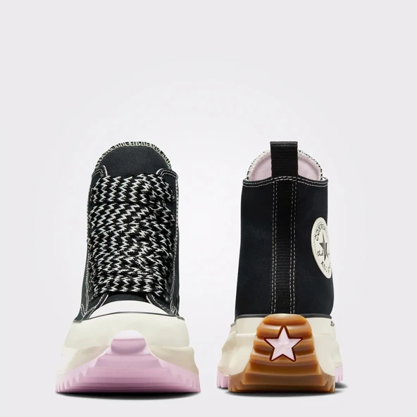 Converse Run Star Hike Unisex Siyah Platform Sneaker - Resim 3