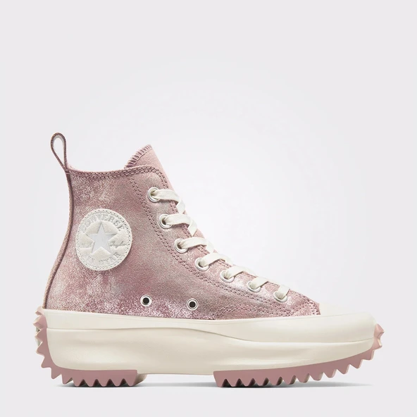 Converse Run Star Hike Unisex Pembe Süet Platform Sneaker ürün görseli 1