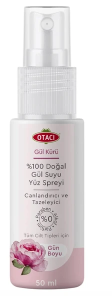 Otacı Gül Kürü %100 Doğal Gül Suyu Yüz Spreyi 50 ml ürün görseli 1