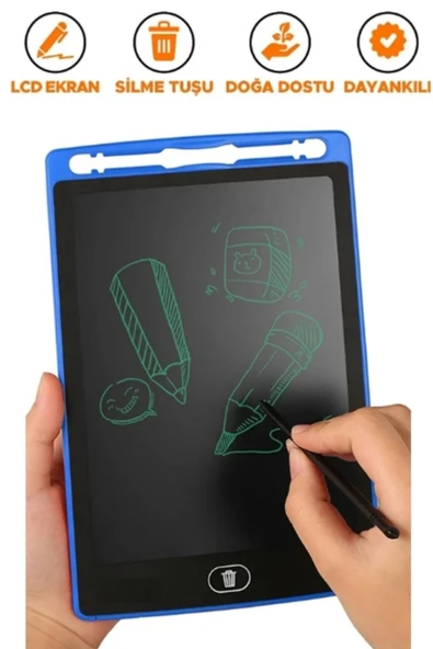 Ufak Tefek Şeyler Grafik Digital Çocuk Yazı Tahtası Çizim Tableti Lcd 8.5 Inc Çizim Tablet Oyuncak Eğitici Ve Öğretici ürün görseli 1