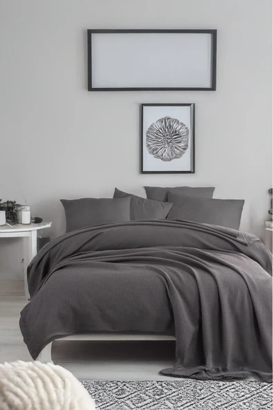 Ecocel Pike Örtü Battal 220x230cm Karde Antrasit ürün görseli 1