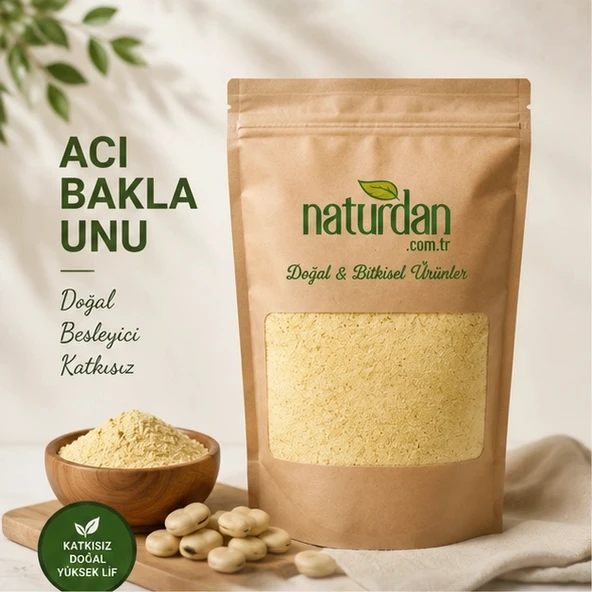 Acı Bakla Unu (YAHUDİ BAKLASI TERMİYE) Doğal 100 gr ürün görseli 1